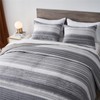 KAKIJUMN King/Cal King Quilt Bedding Set, White and Grey Patchwork