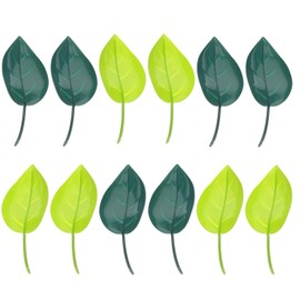 Plant Pot Watering Device Set, Watering Funnel Creative Leaf Plant Shaped Pot Irrigation Waterer Leaf Type Potted Diversion Watering Funnel Plant Drainage Watering Device 12Pcs