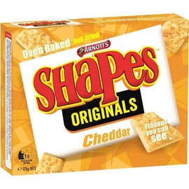 Arnotts Bulk Shapes Cheddar *Original Flavour* 175g ($3.50 each x 12 units)
