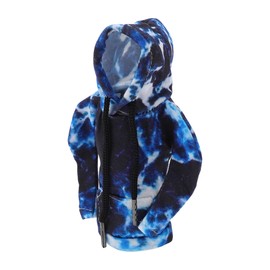HOPESPANNER Universal 15x11cm/5.91"x4.33" Schaltknaufabdeckung Dekoration Schaltstangen-Griff-Schutz Polyester 1 Stück Tarnung Hoodie-Stil Blau Weiß
