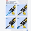 50KM 50mW Fiber Optic Visual Fault Locator Aluminum Alloy VFL