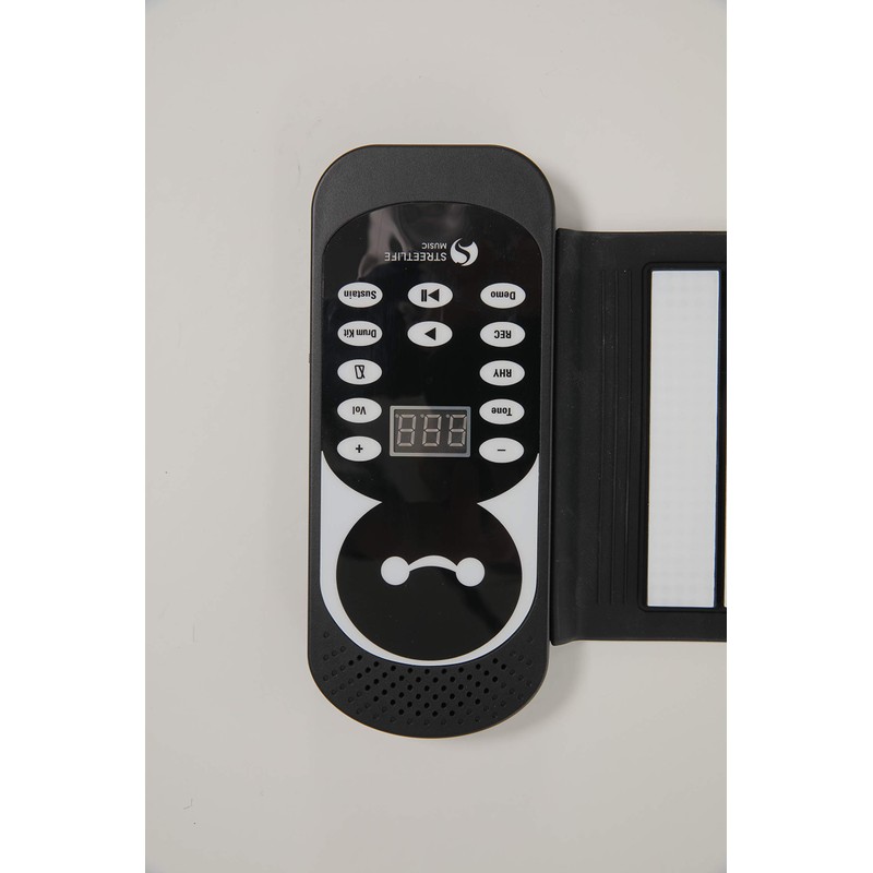 Modern Electronic Roll Piano 49 Keys Black