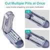 Fullicon Multiple Pill Cutter, Adjustable Pill Cutter for Small Pills