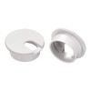 QUARKZMAN 2 Pieces Cable Grommet, 1.38 Inch/35 mm ABS Desk