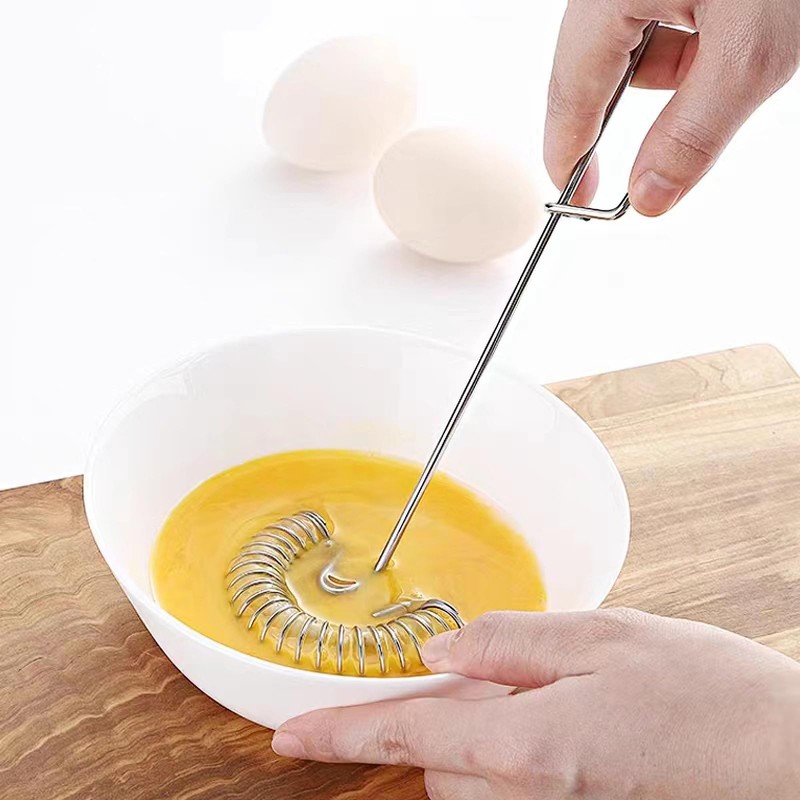 KarDoL 2 Pack Stainless Steel Spring Coil & Flat Whisks