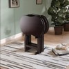 Ergode Wood 5-Piece Snack Table Set - Stylish Folding Tables,