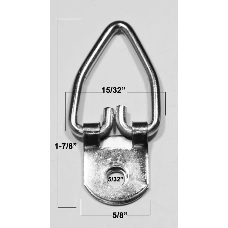 1 Hole Extra Heavy Duty D Ring Picture Hanger with