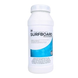 SURFBOARD POLYESTER RESIN, 1 Quart w. MEKP Hardener, Fiberglass repair Kit, Laminating Resin for Fiberglass Cloth, Fiberglass Repair and Building