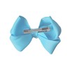 4 Inch Grosgrain Hair Bow for Girls (Light Blue)