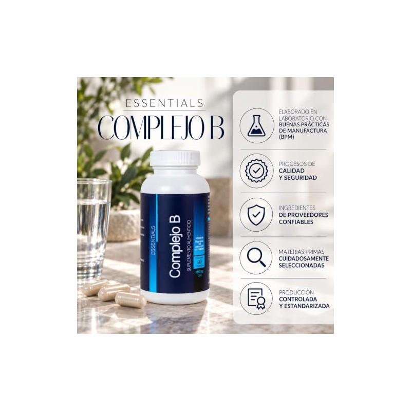 NLS Essentials® Complejo B, 90 Cápsulas