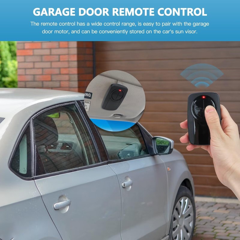 Misimain Updated Universal 2-Button Garage Remote - Fits for Chamberlain,