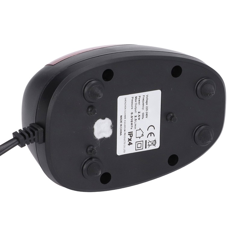 Portable Aquarium Air Pump Quiet Waterproof LED Light Fish Tank