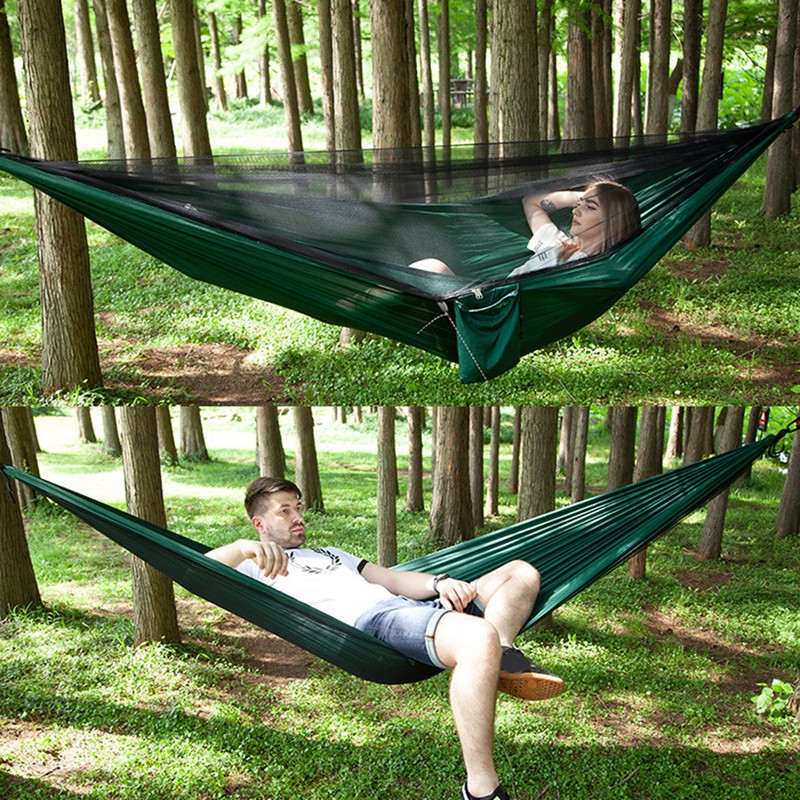 Ultralight Mosquito Net Hammock Full Automatic Speed Open Aerial Tent