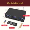 Pyle Bluetooth Home Audio Theater Amplifier Stereo Receiver- 4 Channel,