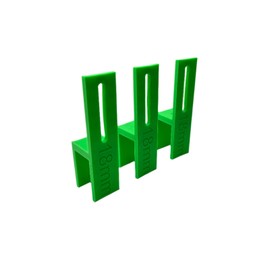 U Scribe tool - Set of 3 - The Perfect Jig Tool for Any Kitchen, Bedroom (Neon Green, 20mm)