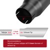 LCGP 3" Inlet Exhaust Black Tip,3" x 4" x 12"