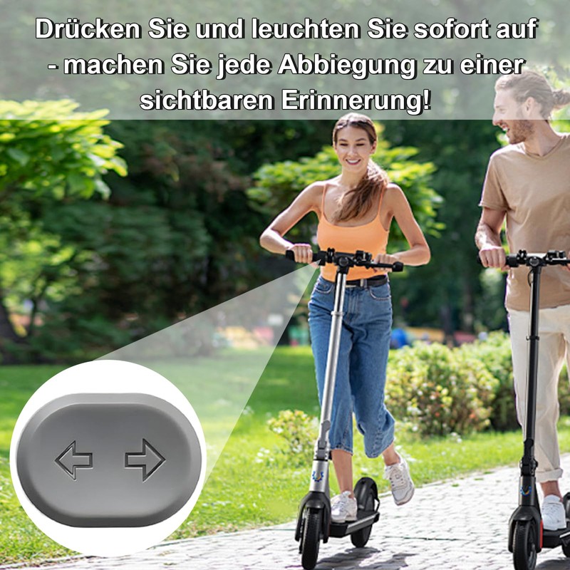 Soiftra Scooter Indicator Switch Button Scooter Motorcycle for Ninebot F2/F2