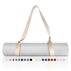 Tumaz Yoga Mat Strap [MAT NOT Included] (15+ Colors, 2 Sizes Options) with Extra Thick, Durable and Comfy Delicate Texture | The Must-Have Multi-Purpose Strap/Carrier for Your Yoga Mat, Exercise Mat