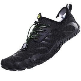 DimaiGlobal Escarpines para Hombre Zapatos de Agua Zapatos de Deportes Acuáticos Exterior Zapatos de Playa Zapatillas Minimalistas Verano Secado Rápido Antideslizante Interior