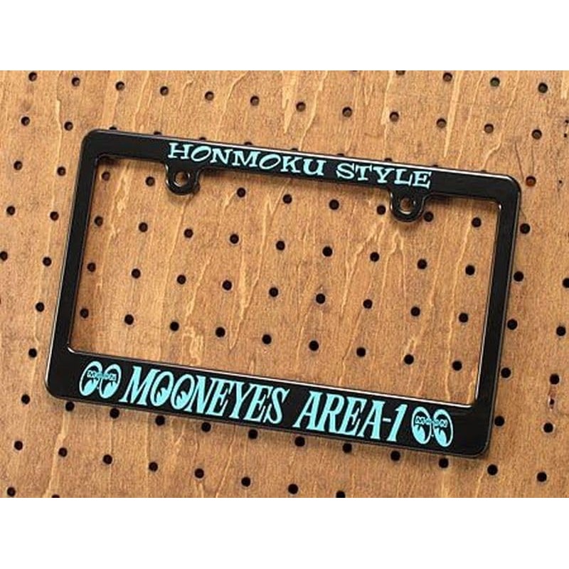 MOONEYES AREA-1_NF-MG130MA1-MON License Plate Frame for Motorcycles 4.8 fl oz