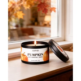 AOOVOO Fall Candle Set - 4 Pack Scented Candles for Home Autumn Decor Gift