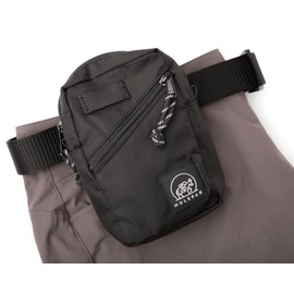 MULEPAK - portafolios de seguridad a prueba de pérdidas y carteristas, para deportes al aire última intervensión y de viaje, riñonera para hombres y mujeres, Negro -, Sidecar