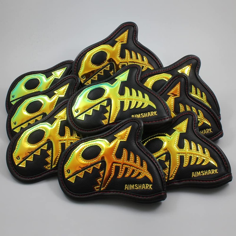 AIMSHARK Skull_Shark Golf Iron Cover / 1 Piece or 9