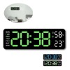 Reloj De Pared Digital Led Con Termómetro, Fecha,alarma