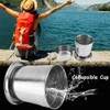 Stainless Steel Drinking Cup, Foldable Stainless Steel Travel Cup, Folding