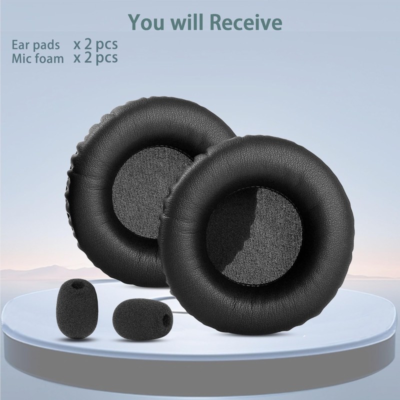 HAIZEEN Ear Pads Compatible with JLab Go Work Wireless On-Ear