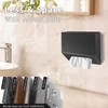 Hand Towels Box Cover,PU Leather Wall-Mounted Tissue Box Cover Holder