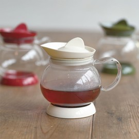 Hario Jumping Tea Server Pot, 350ml, Red