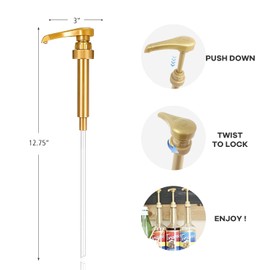 Pumpkin Spice Syrup For Coffee 25.4Oz Bottle With AlphaPantry Gold Pump