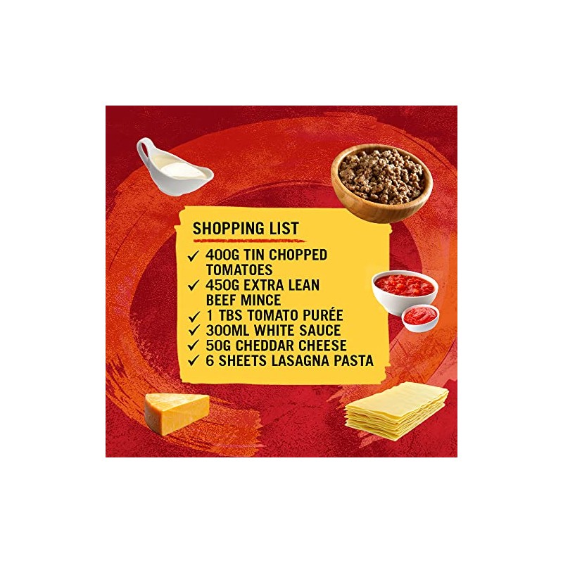 Schwartz Lasagne Recipe Mix 36 G | Serves 4 |