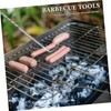 Levemolo Stainless Steel Meat Flipper Hook BBQ Food Turner for