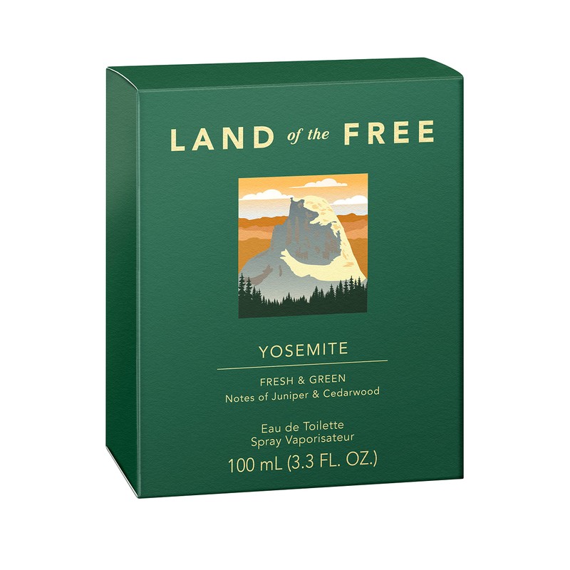 Land of the Free Yosmite Eau de Toilette Spray, 3.3