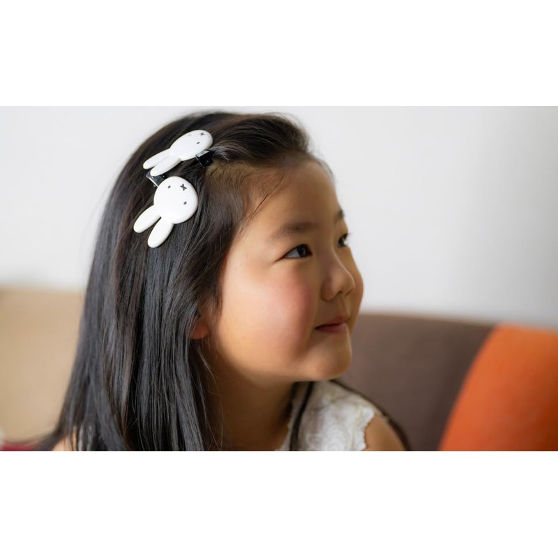 Miffy Die Cut Bangs Clip, Round Ears