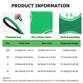 Dog Harness,No Pull Adjustable Sporty Style Dog Vest Harness with Leash D-Ring for Puppy Small Dog_XXS(Orange)