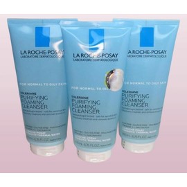 LA ROCHE POSAY TOLERIANE PURIFYING FOAMING CLEANSER 6.76 OZ LOT OF 3