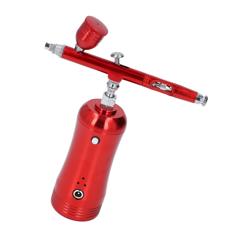 Auto Cordless Airbrush Kit Rechargeable Handheld 17.4psi Compressor for Nails