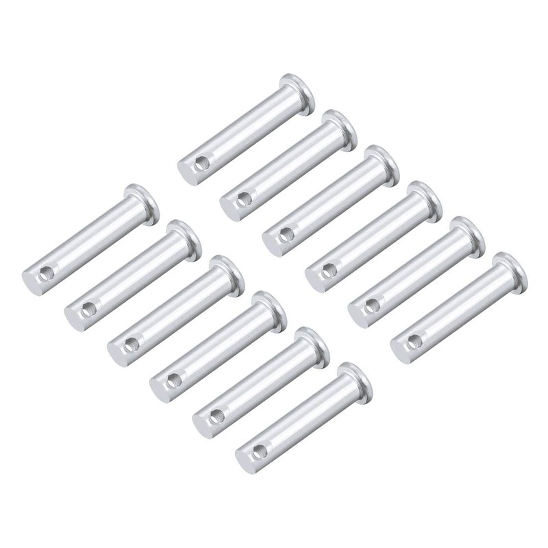 sourcing map Single Hole Clevis Pins - 8mm X 35mm