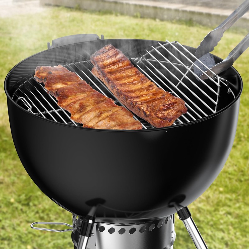 Skyflame Charkettle Stainless Steel Hinged Cooking Grate with Handles, Compatible