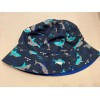 Wonder Nation Boys Sun Hat Reversible Bucket One Size Blue