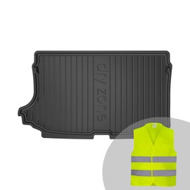 FROGUM DryZone Rubber Mat All Year Round Practical Car Boot Mat Boot Liner Suitable for Volkswagen T-Cross from 2018 | High Edge | Robust and Durable