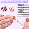 CGBE Nail Cutter Bits, 6 Piece Nail Cutter Tips Grinding