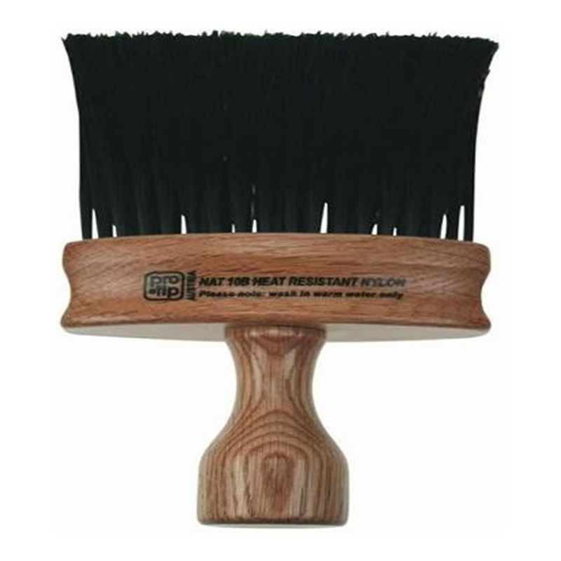 Pro-Tip Oval Handle Neck Brush, Light Wood