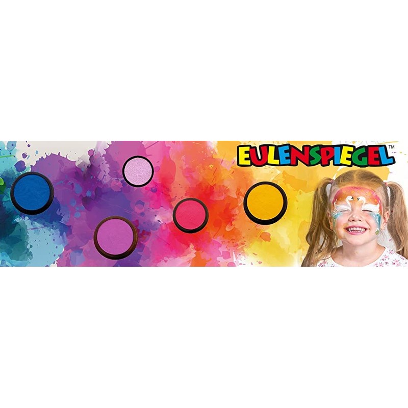 Eulenspiegel 206348 - Gruselkids Make-Up Palette, 6 x 3.5 ml