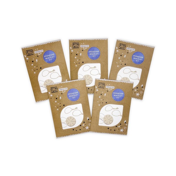 COTTON TWIST Kids Friendship Bracelets Making Craft Kit - Unisex