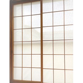 KL11B CM569 Shoji Lace, Scrubbing Pattern, Set of 2, Multi-functional, Lace Fabric, Heat Shield, Pollen Catch, Lighting, Tearproof, Easy to Work