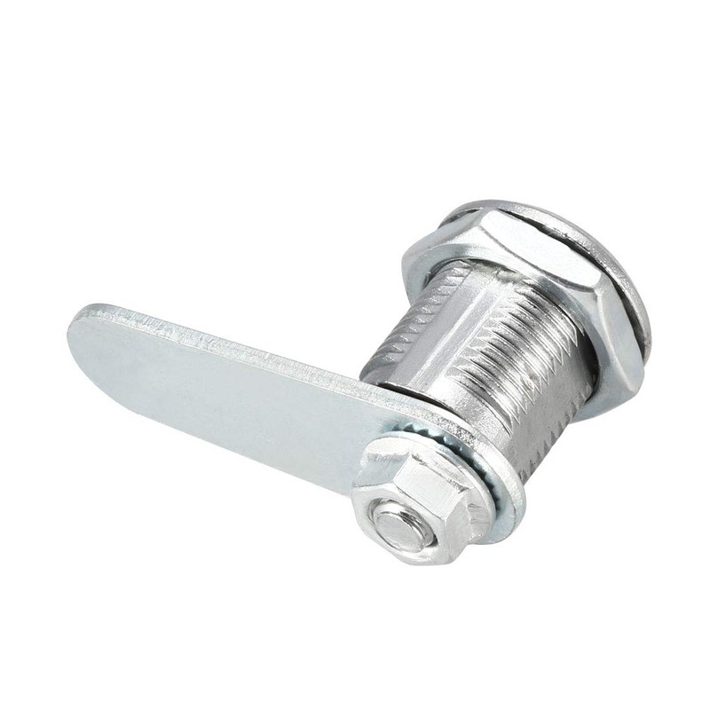 sourcing map Cam Lock 20mm Cylinder Length 48mm Flat Cam